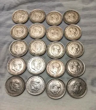 Conjunto 20 Monedas 50 Pesetas Franco 1957