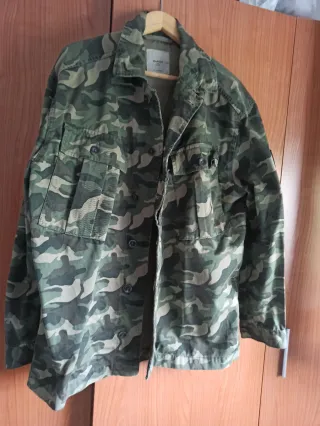 Chaqueta Camuflaje Mango Talla XL