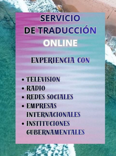 TRADUCCIÓN PROFESIONAL ONLINE INGLÉS