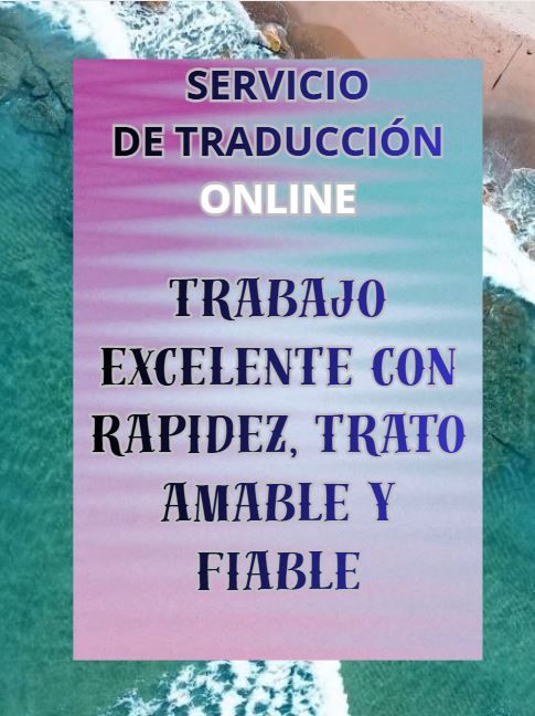 TRADUCCIÓN PROFESIONAL ONLINE INGLÉS