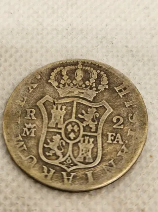 𝒩𝓊𝐹𝒾𝓁𝐴𝓇𝓉 2 reales Carlos IIII en plata