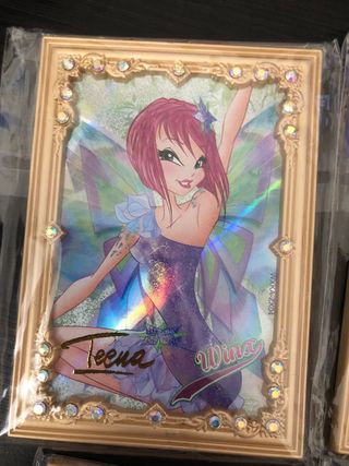 Winx Club zx Carte Dorate con Cristalli