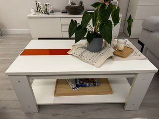 Conjunto Mueble TV y Armario Blanco