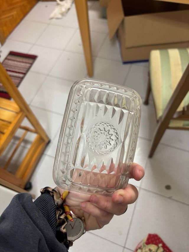 Mantequillera cristal tallado (2)