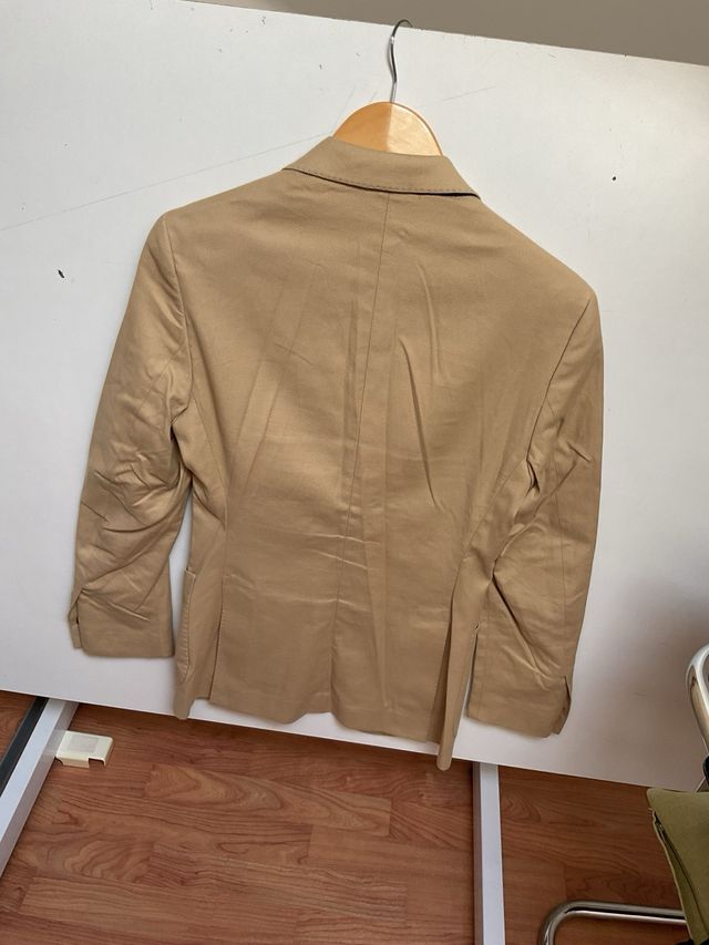 Americana Carolina Herrera Beige Hombre