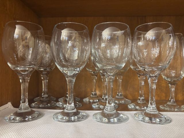 Copas de vino de cristal