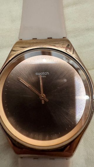 Reloj Swatch Oro Rosa y Rosa