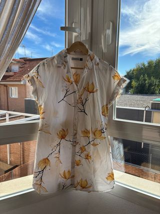 Vestido Verano Corto Estampado Loguin Talla S