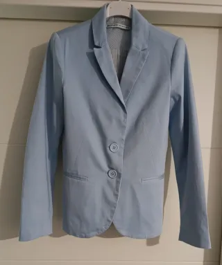 Americana azul mujer