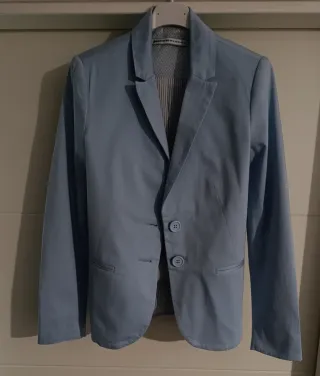 Americana azul mujer