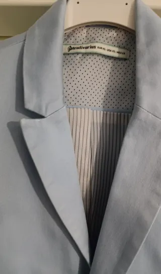 Americana azul mujer