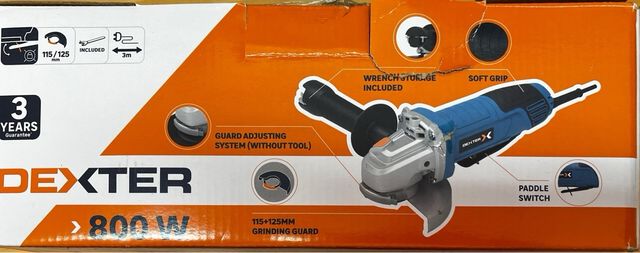 Amoladora Dexter 800W (115/125mm)
