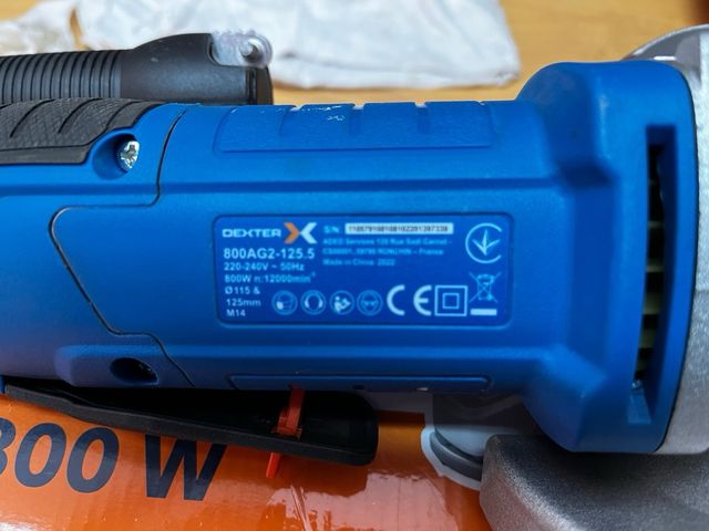 Amoladora Dexter 800W (115/125mm)