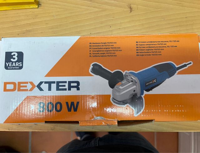 Amoladora Dexter 800W (115/125mm)