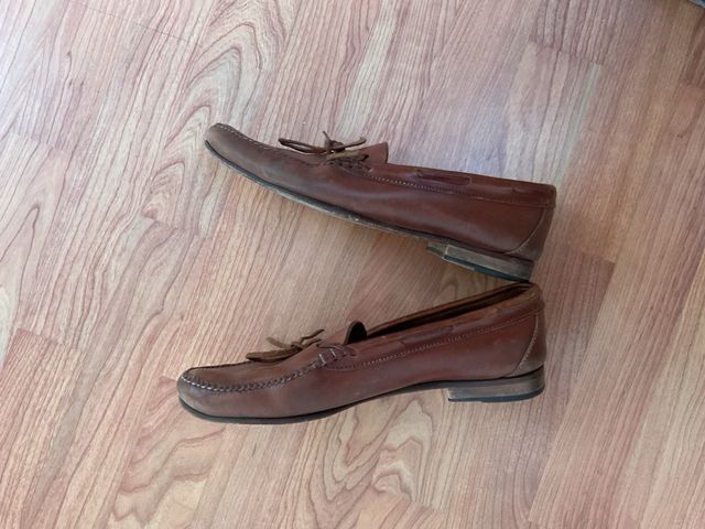 Mocasines de piel marrones