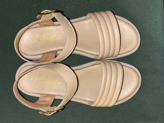 Sandali Alesya in pelle beige