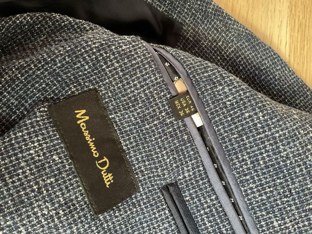 Americana Massimo Dutti Gris Hombre