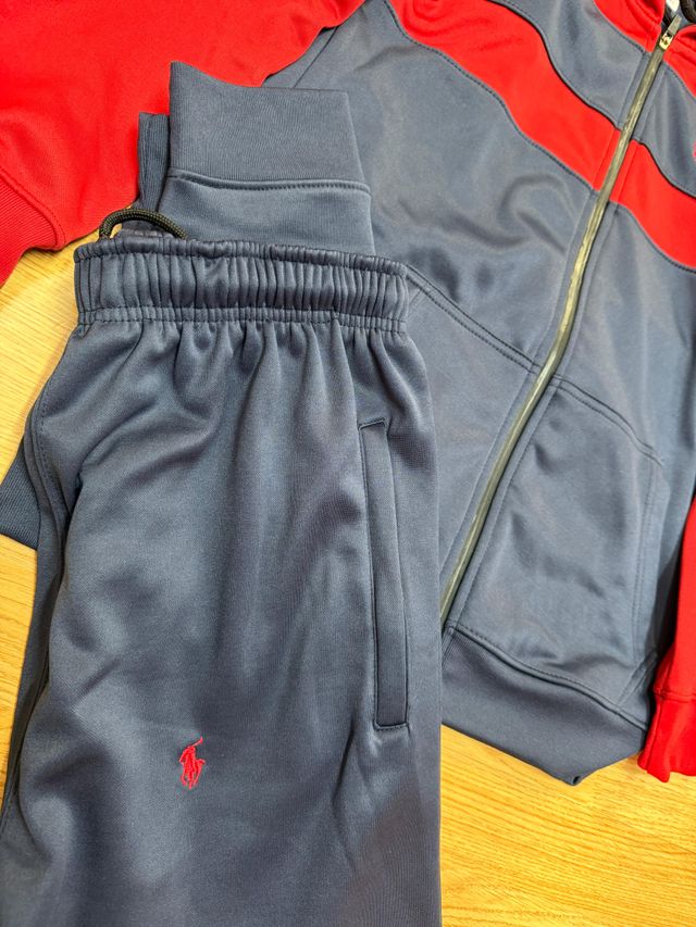 Conjunto Chándal Rojo y Azul