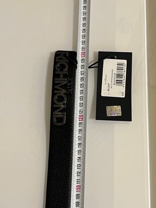 Cintura John Richmond Nera 130cm