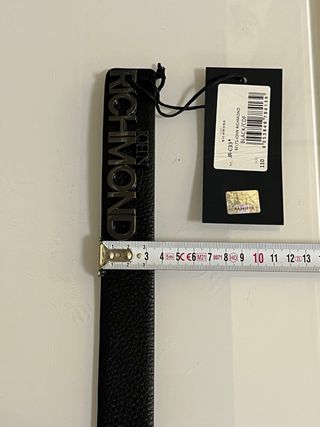 Cintura John Richmond Nera 130cm