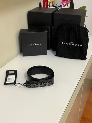 Cintura John Richmond Nera 130cm