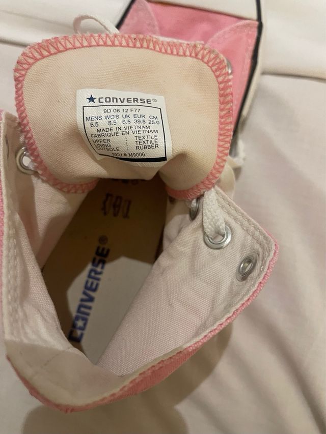 Zapatillas Converse Altas Rosas