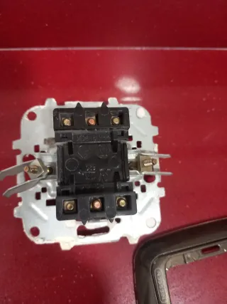 Interruptor Niessen Doble Despiezado