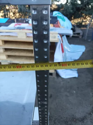 2 Estanterías Acero Inoxidable