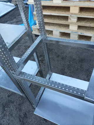 2 Estanterías Acero Inoxidable