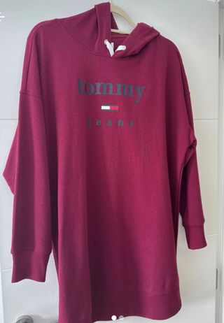 Vestido Tommy Jeans Rojo Talla Única