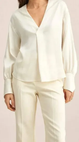 Blusa Mango Blanca