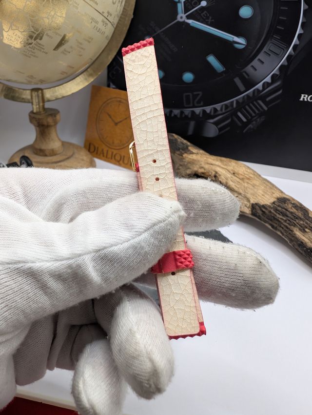 Cinturino ORIGINALE CITIZEN Vintage NOS 13mm Rosso