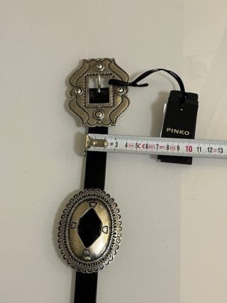 Cintura Pinko 95 cm con fibbia argento