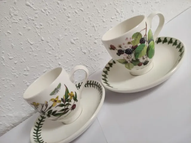 Lote Taza y platillo café. PORTMEIRION.