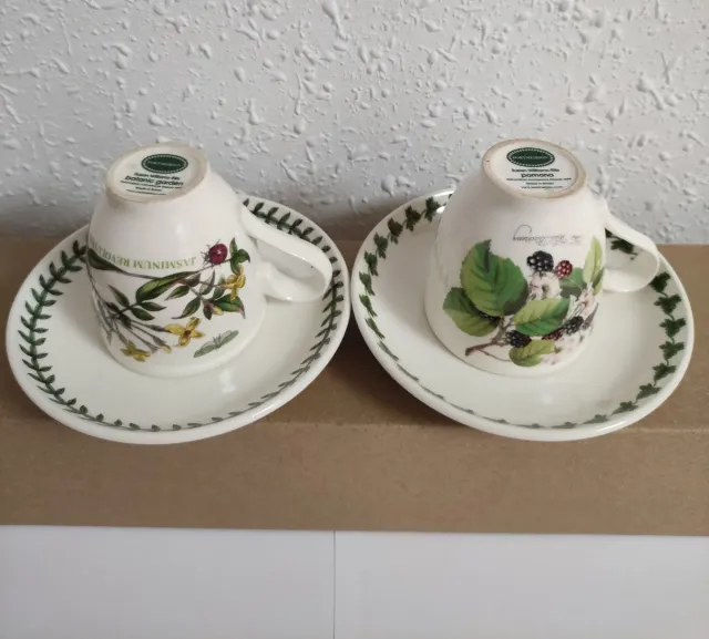 Lote Taza y platillo café. PORTMEIRION.
