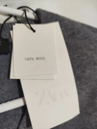 Jersey Zara  100% lana Oversize Talla S