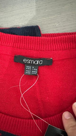 Vestido Jersey Navideño Esprit Talla M