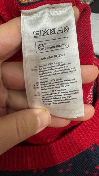 Vestido Jersey Navideño Esprit Talla M