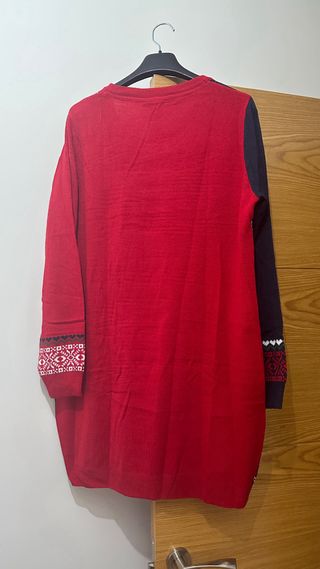 Vestido Jersey Navideño Esprit Talla M