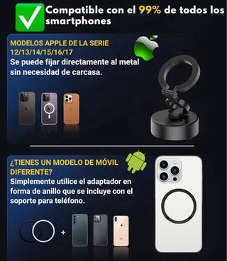 NUEVO! Soporte Móvil Coche Magnético