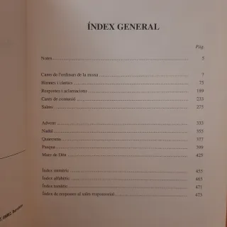 Cantoral de missa dominical