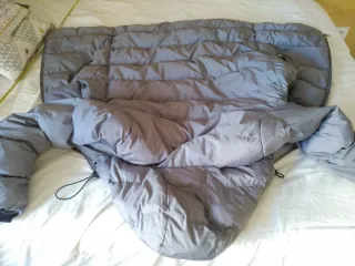 Abrigo plumífero Anoak gris