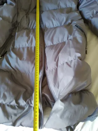 Abrigo plumífero Anoak gris