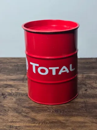 Gadget pubblicitario fusto olio Total