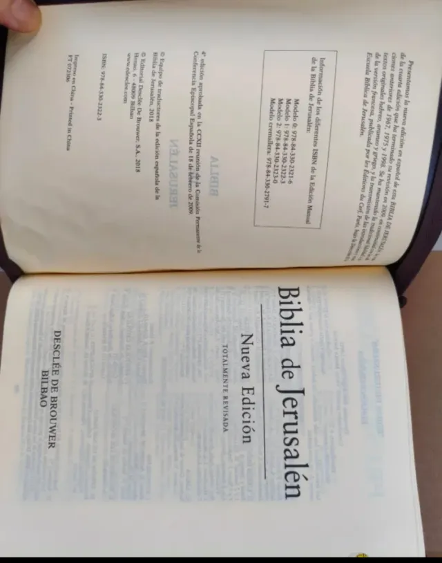 Biblia de Jerusalém manual cremallera
