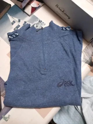 Scarpe ginnastica uomo taglia 44 e felpa Asics