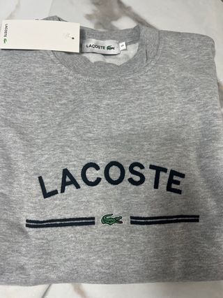 Sudadera Lacoste Gris Talla S