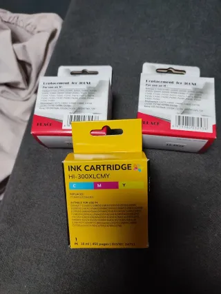 3 Cartuchos Tinta HP 300XL