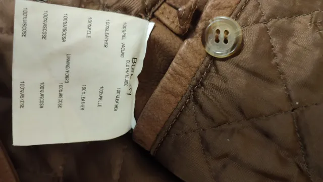 Chaquetón Piel Vacuno Burberry Hombre T-L