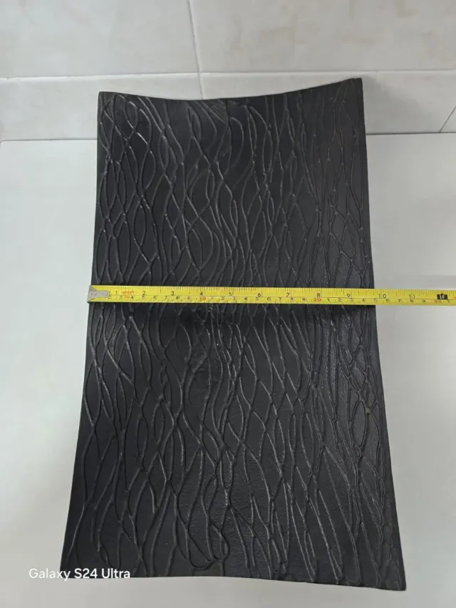 Tazón Grande Negro Cristal 26x40